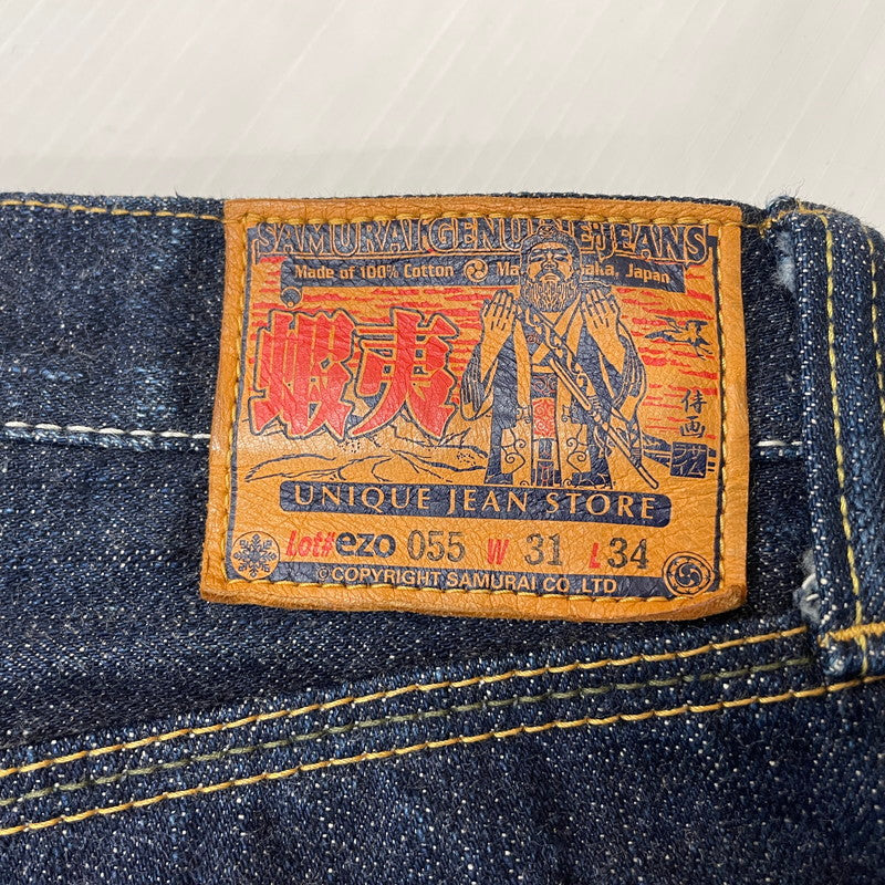 【中古品】【メンズ】 SAMURAI JEANS サムライジーンズ × UNIQUE JEAN STORE ユニークジーンストア 別注 コラボ DENIM PANTS EZO511XX デニムパンツ 蝦夷ジーンズ ボトムス ジーンズ 156-251204-yy-30-tei サイズ：31 カラー：インディゴ 万代Net店