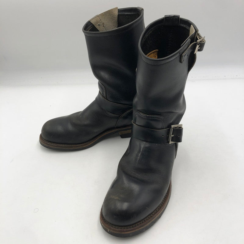 【中古品】【メンズ】 RED WING レッドウィング KNIFE POCKET ENGINEER BOOTS 8270 PT91 ナイフポケット エンジニアブーツ 靴 USA製 164-251202-yy-03-tei カラー：ブラック 万代Net店