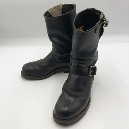 【中古品】【メンズ】 RED WING レッドウィング KNIFE POCKET ENGINEER BOOTS 8270 PT91 ナイフポケット エンジニアブーツ 靴 USA製 164-251202-yy-03-tei カラー：ブラック 万代Net店