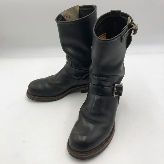 【中古品】【メンズ】 RED WING レッドウィング KNIFE POCKET ENGINEER BOOTS 8270 PT91 ナイフポケット エンジニアブーツ 靴 USA製 164-251202-yy-03-tei カラー：ブラック 万代Net店