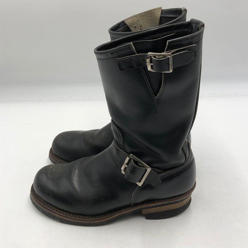 【中古品】【メンズ】 RED WING レッドウィング KNIFE POCKET ENGINEER BOOTS 8270 PT91 ナイフポケット エンジニアブーツ 靴 USA製 164-251202-yy-03-tei カラー：ブラック 万代Net店