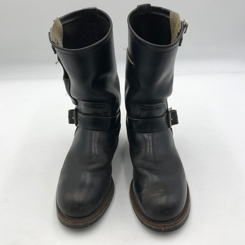 【中古品】【メンズ】 RED WING レッドウィング KNIFE POCKET ENGINEER BOOTS 8270 PT91 ナイフポケット エンジニアブーツ 靴 USA製 164-251202-yy-03-tei カラー：ブラック 万代Net店