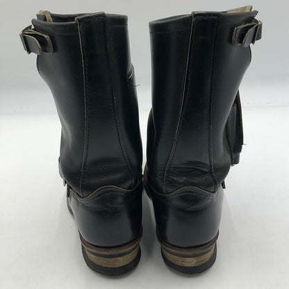 【中古品】【メンズ】 RED WING レッドウィング KNIFE POCKET ENGINEER BOOTS 8270 PT91 ナイフポケット エンジニアブーツ 靴 USA製 164-251202-yy-03-tei カラー：ブラック 万代Net店