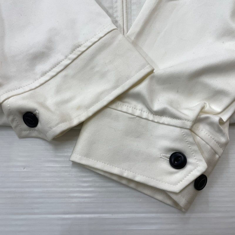 【中古品】【メンズ】 MADTOYZ マッドトイズ × 荒くれKNIGHT 別注 コラボ LOGO PRINT COTTON JACKET ロゴ プリント コットンジャケット ライトアウター "輪蛇" 147-260818-kk-06-hon サイズ：M カラー：ホワイト 万代Net店