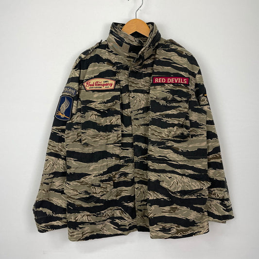 【中古品】【メンズ】 TED COMPANY テッドカンパニー M-65 FIELD JACKET M-65 フィールドジャケット ライトアウター 145-251204-yy-17-tei サイズ：M カラー：カモ柄 万代Net店