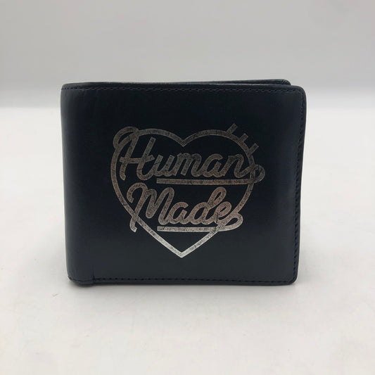 【中古品】【メンズ】 HUMANMADE ヒューマンメイド LEATHER WALLET HM26GD089 レザー ウォレット 二つ折り財布 コンパクトウォレット 財布 200-251203-ks-01-tei カラー：ネイビー 万代Net店