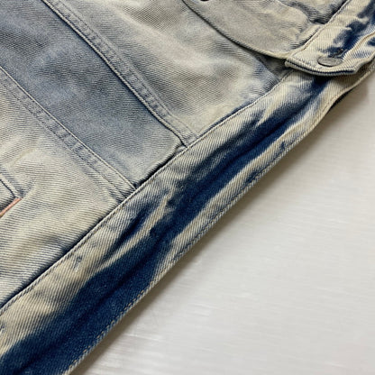 【中古品】【メンズ】 ACNE STUDIOS アクネストゥディオズ 25SS OVERSIZED FIT DENIM JAKET FN-UX-OUTW000074 C90191 オーバーサイズ フィット デニムジャケット アウター Gジャン ウォッシュ加工 140-251203-ts-05-tei サイズ：M カラー：インディゴ 万代Net店