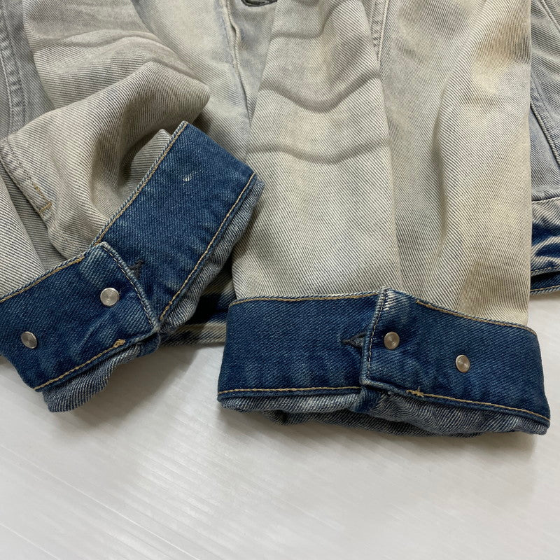 【中古品】【メンズ】 ACNE STUDIOS アクネストゥディオズ 25SS OVERSIZED FIT DENIM JAKET FN-UX-OUTW000074 C90191 オーバーサイズ フィット デニムジャケット アウター Gジャン ウォッシュ加工 140-251203-ts-05-tei サイズ：M カラー：インディゴ 万代Net店