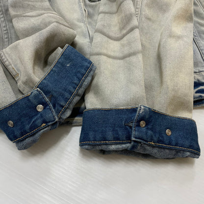 【中古品】【メンズ】 ACNE STUDIOS アクネストゥディオズ 25SS OVERSIZED FIT DENIM JAKET FN-UX-OUTW000074 C90191 オーバーサイズ フィット デニムジャケット アウター Gジャン ウォッシュ加工 140-251203-ts-05-tei サイズ：M カラー：インディゴ 万代Net店