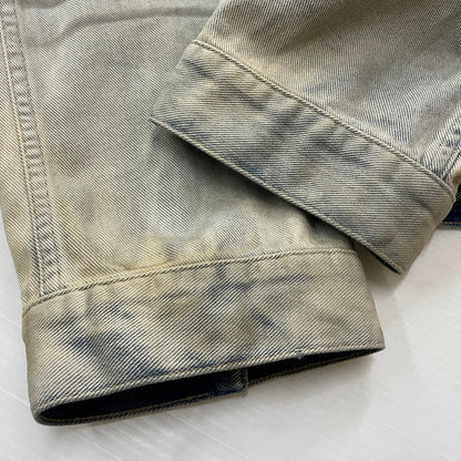 【中古品】【メンズ】 アクネストゥディオズ 25SS OVERSIZED FIT DENIM JAKET FN-UX-OUTW000074 C90191 オーバーサイズ フィット デニムジャケット アウター Gジャン ウォッシュ加工 141-251203-ts-05-fuzh サイズ：M カラー：インディゴ 万代Net店
