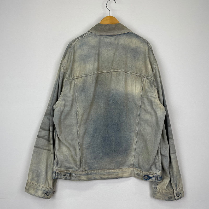 【中古品】【メンズ】 アクネストゥディオズ 25SS OVERSIZED FIT DENIM JAKET FN-UX-OUTW000074 C90191 オーバーサイズ フィット デニムジャケット アウター Gジャン ウォッシュ加工 141-251203-ts-05-fuzh サイズ：M カラー：インディゴ 万代Net店