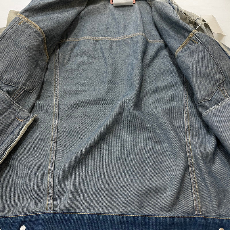 【中古品】【メンズ】 ACNE STUDIOS アクネストゥディオズ 25SS OVERSIZED FIT DENIM JAKET FN-UX-OUTW000074 C90191 オーバーサイズ フィット デニムジャケット アウター Gジャン ウォッシュ加工 140-251203-ts-05-tei サイズ：M カラー：インディゴ 万代Net店