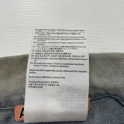 【中古品】【メンズ】 ACNE STUDIOS アクネストゥディオズ 25SS OVERSIZED FIT DENIM JAKET FN-UX-OUTW000074 C90191 オーバーサイズ フィット デニムジャケット アウター Gジャン ウォッシュ加工 140-251203-ts-05-tei サイズ：M カラー：インディゴ 万代Net店