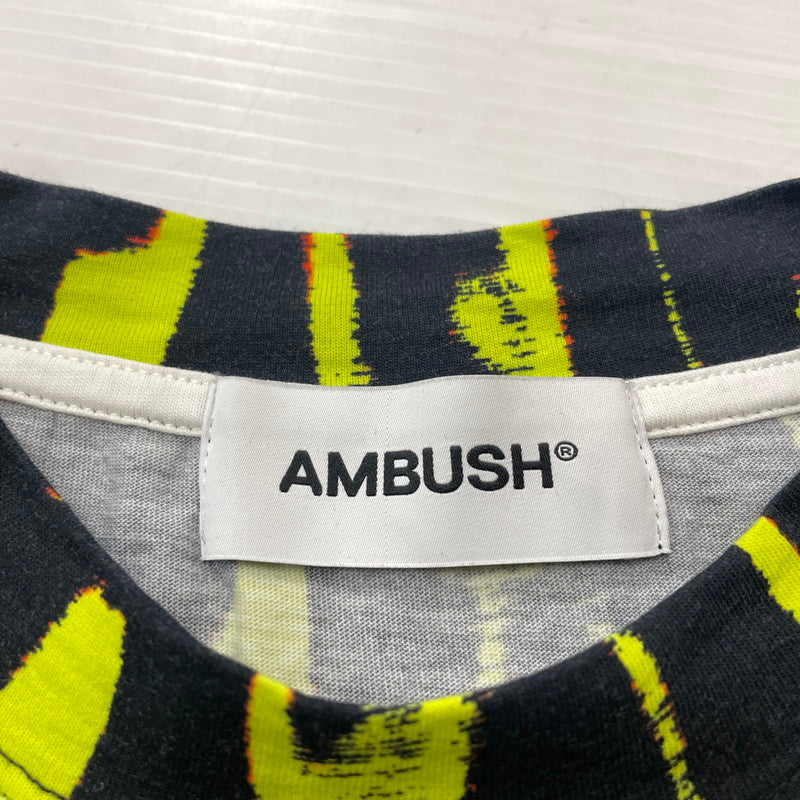 【中古品】【メンズ】 AMBUSH アンブッシュ GRAPHIC PRINT S/S TEE BMAA048F22JER001 グラフィック プリント ショートスリーブ Tシャツ トップス 半袖 142-251203-ts-14-tei サイズ：S カラー：総柄 万代Net店