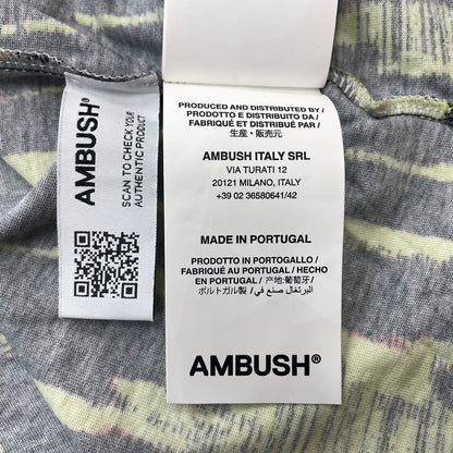 【中古品】【メンズ】 AMBUSH アンブッシュ GRAPHIC PRINT S/S TEE BMAA048F22JER001 グラフィック プリント ショートスリーブ Tシャツ トップス 半袖 142-251203-ts-14-tei サイズ：S カラー：総柄 万代Net店
