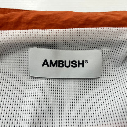 【中古品】【メンズ】 AMBUSH アンブッシュ NYLON TRACK JACKET 12113872 ナイロン トラックジャケット ライトアウター 142-251203-ts-13-tei サイズ：M カラー：オレンジ 万代Net店