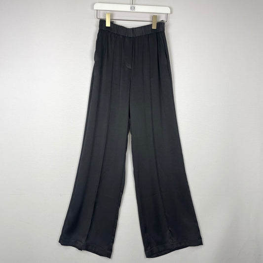 【中古品】【レディース】 LOEWE ロエベ TROUSERS SILK PANTS S359Y04XER トラウザーズ シルクパンツ ボトムス 168-251203-ts-01-tei サイズ：M カラー：ブラック 万代Net店