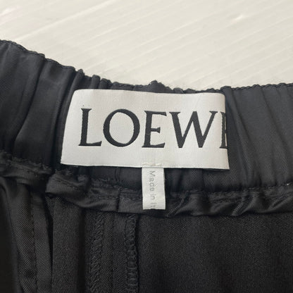 【中古品】【レディース】 LOEWE ロエベ TROUSERS SILK PANTS S359Y04XER トラウザーズ シルクパンツ ボトムス 168-251203-ts-01-tei サイズ：M カラー：ブラック 万代Net店