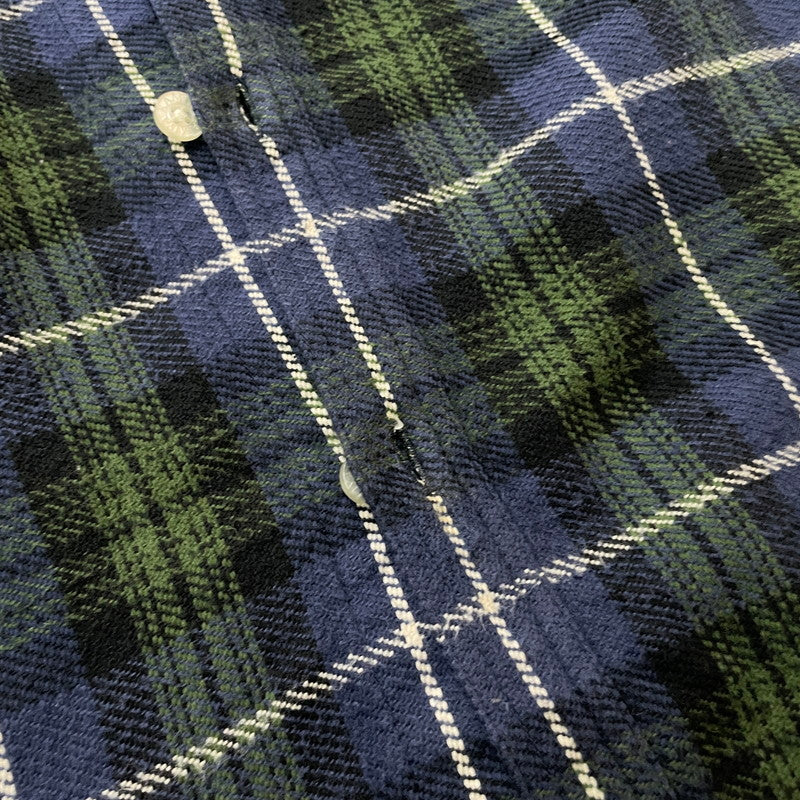 【中古品】【メンズ】 KAMIYA カミヤ HOODED CHECK SHIRT G13SH041 フーディ チェック シャツ トップス 長袖 ヴィンテージ加工 140-251203-ts-12-fuz サイズ：L カラー：チェック 万代Net店