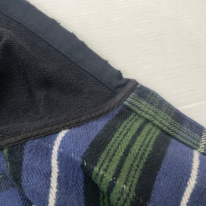【中古品】【メンズ】 KAMIYA カミヤ HOODED CHECK SHIRT G13SH041 フーディ チェック シャツ トップス 長袖 ヴィンテージ加工 140-251203-ts-12-fuz サイズ：L カラー：チェック 万代Net店