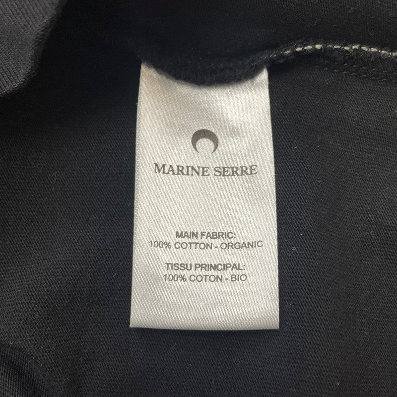 【中古品】【メンズ】 Marine Serre マリーンセル REGENERATED CALENDAR TEE ジェネレイテッド カレンダー Tシャツ トップス 半袖 141-251203-ts-15-tei サイズ：XL カラー：ブラック 万代Net店