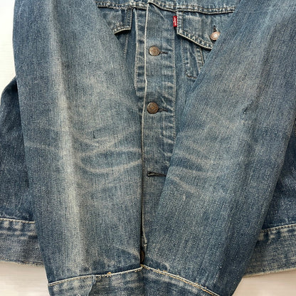 【現状渡し品】【メンズ】 Levi's リーバイス 60's DENIM JACKET VINTAGE 70505 60年代 デニムジャケット アウター Gジャン ヴィンテージ 145-251203-ts-02-tei サイズ：サイズ不明 カラー：インディゴ 万代Net店