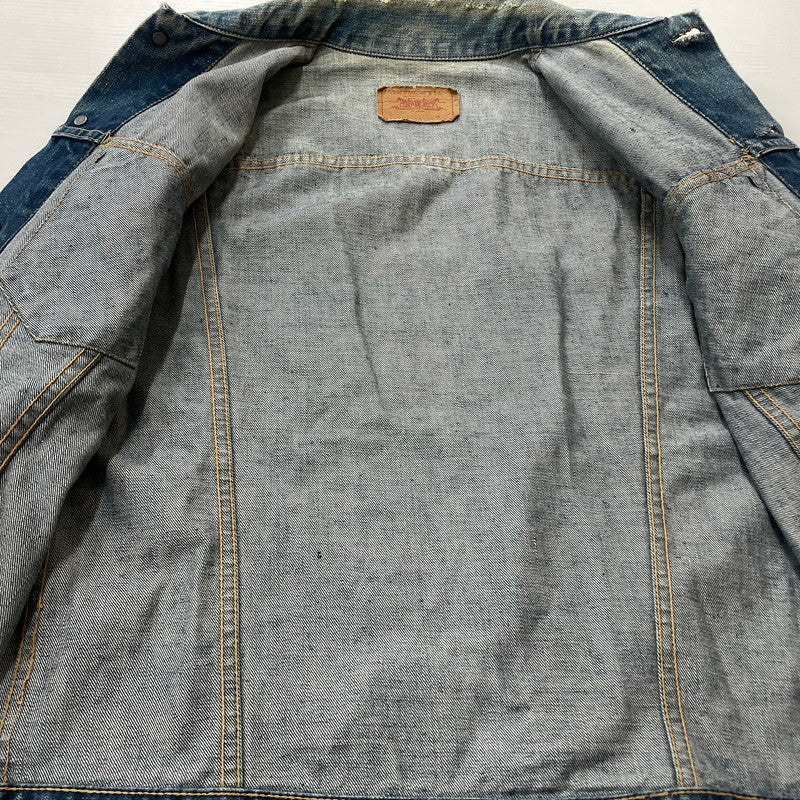 【現状渡し品】【メンズ】 Levi's リーバイス 60's DENIM JACKET VINTAGE 70505 60年代 デニムジャケット アウター Gジャン ヴィンテージ 145-251203-ts-02-tei サイズ：サイズ不明 カラー：インディゴ 万代Net店