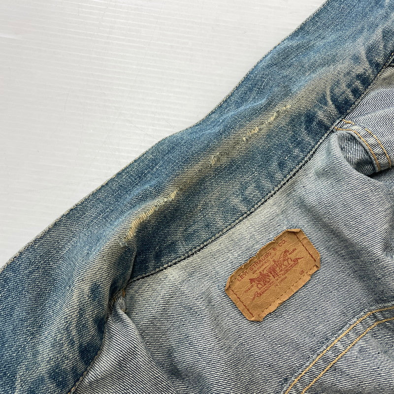 【現状渡し品】【メンズ】 リーバイス 60's DENIM JACKET VINTAGE 70505 60年代 デニムジャケット アウター Gジャン ヴィンテージ 145-251203-ts-02-tei サイズ：サイズ不明 カラー：インディゴ 万代Net店