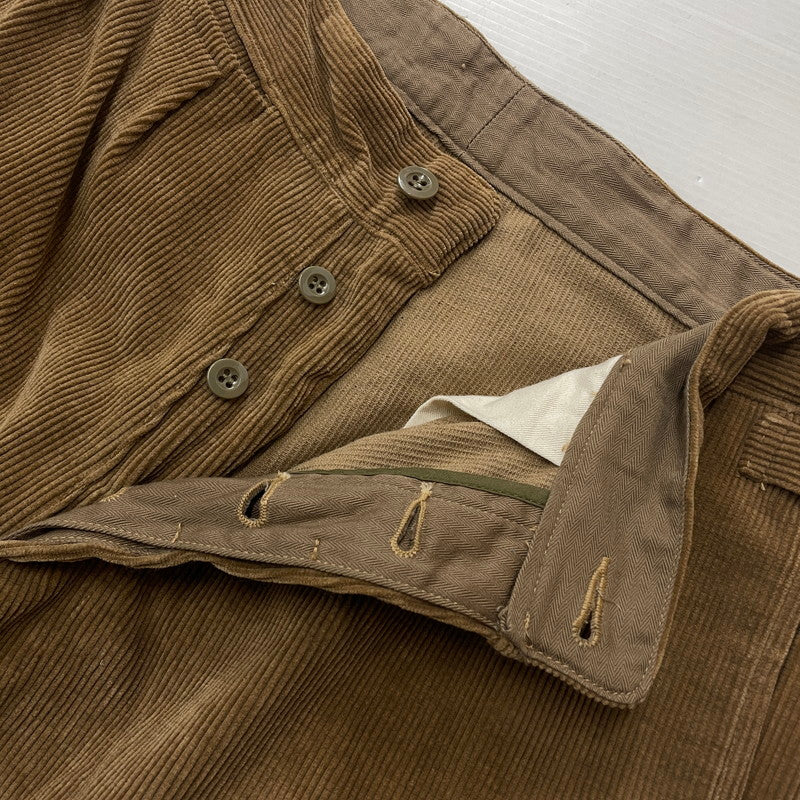 【中古品】【メンズ】 ARCH アーチ 1940 TROUSERS ORGANIC 7W CORDUROY PANTS トラウザーズ オーガニック コーデュロイ パンツ ボトムス 158-251203-ts-16-tei サイズ：サイズ不明 カラー：ブラウン 万代Net店