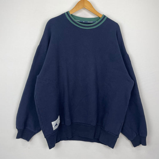 【中古品】【メンズ】 DESCENDANT ディセンダント 23SS GENNAKER CREW NECK SWEAT ジェネカー クルーネック スウェット トップス トレーナー 142-251203-ts-21-tei サイズ：3 カラー：ネイビー 万代Net店