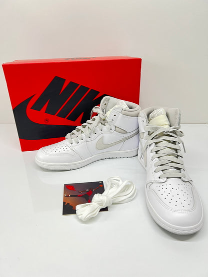 【中古品】【メンズ】 NIKE ナイキ AIR JORDAN 1 HIGH 85 BQ4422-100 エア ジョーダン 1 ハイ 85 スニーカー 靴 160-260718-kk-24-hon カラー：WHITE/NEUTRAL GREY 万代Net店