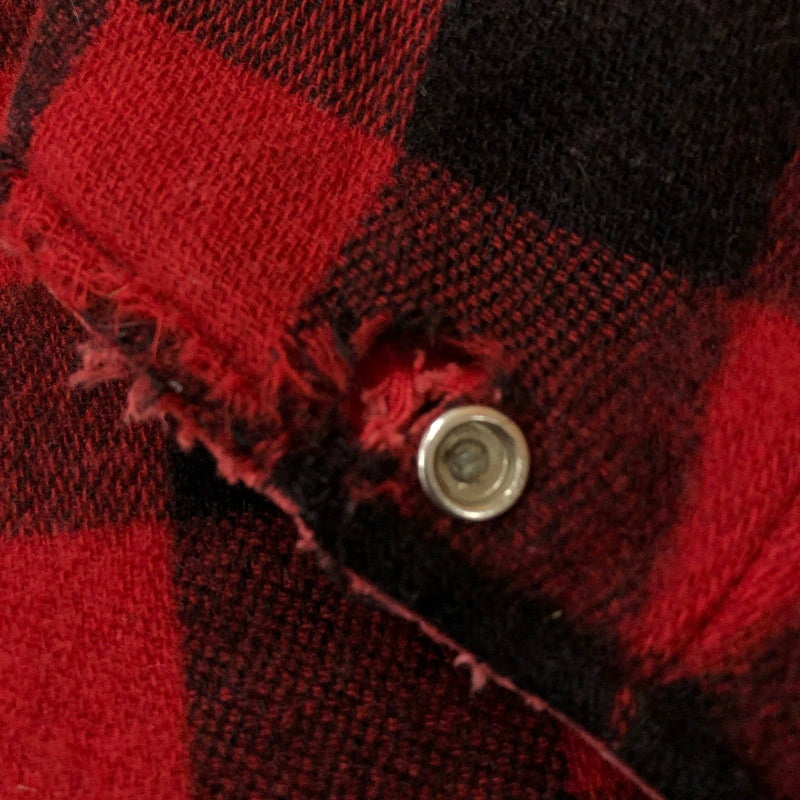 【現状渡し品】【メンズ】 HUMPHREY ハンフリー REVERSIBLE WOOL MACKINAW COAT リバーシブル ウール マッキーノコート ライトアウター 145-251204-yy-11-tei サイズ：不明 カラー：レッド 万代Net店