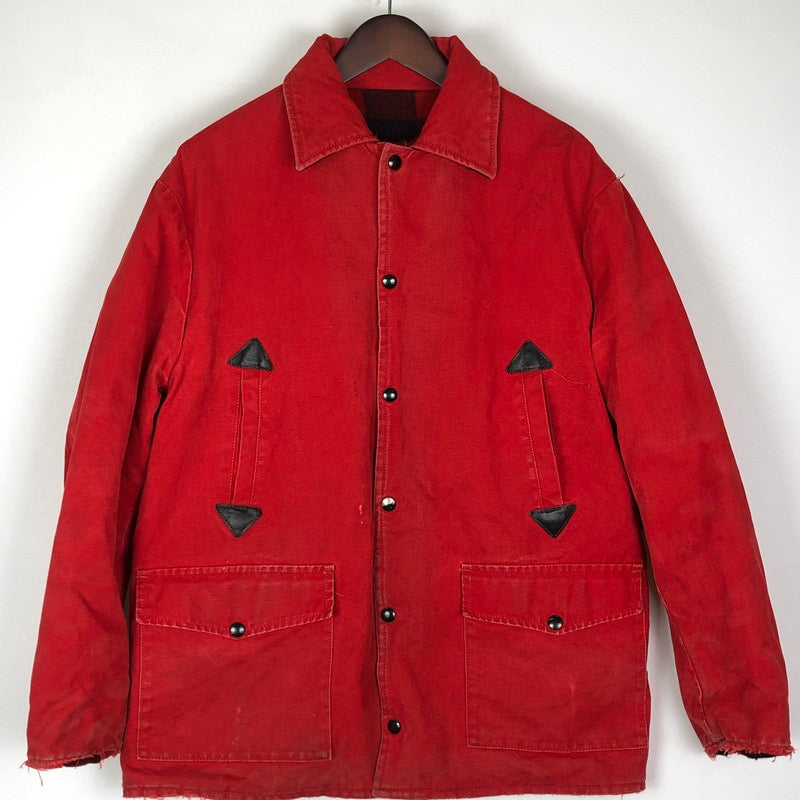 【現状渡し品】【メンズ】 HUMPHREY ハンフリー REVERSIBLE WOOL MACKINAW COAT リバーシブル ウール マッキーノコート ライトアウター 145-251204-yy-11-tei サイズ：不明 カラー：レッド 万代Net店