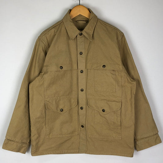 【中古品】【メンズ】 FILSON フィルソン TIN CLOTH HUNTING CRUISER JACKET 10074 ティンクロス ハンティング クルーザージャケット ライトアウター USA製 145-251204-yy-10-tei サイズ：40 カラー：ベージュ 万代Net店