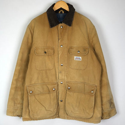【現状渡し品】【メンズ】 CARTERS カーターズ 70~80's DUCK COVERALL JACKET VINTAGE 70~80年代 ダック カバーオール ジャケット ライトアウター ヴィンテージ USA製 145-251204-yy-13-tei サイズ：42 カラー：キャメル 万代Net店