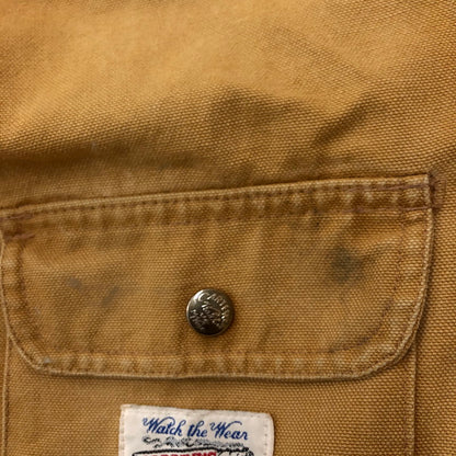 【現状渡し品】【メンズ】 CARTERS カーターズ 70~80's DUCK COVERALL JACKET VINTAGE 70~80年代 ダック カバーオール ジャケット ライトアウター ヴィンテージ USA製 145-251204-yy-13-tei サイズ：42 カラー：キャメル 万代Net店