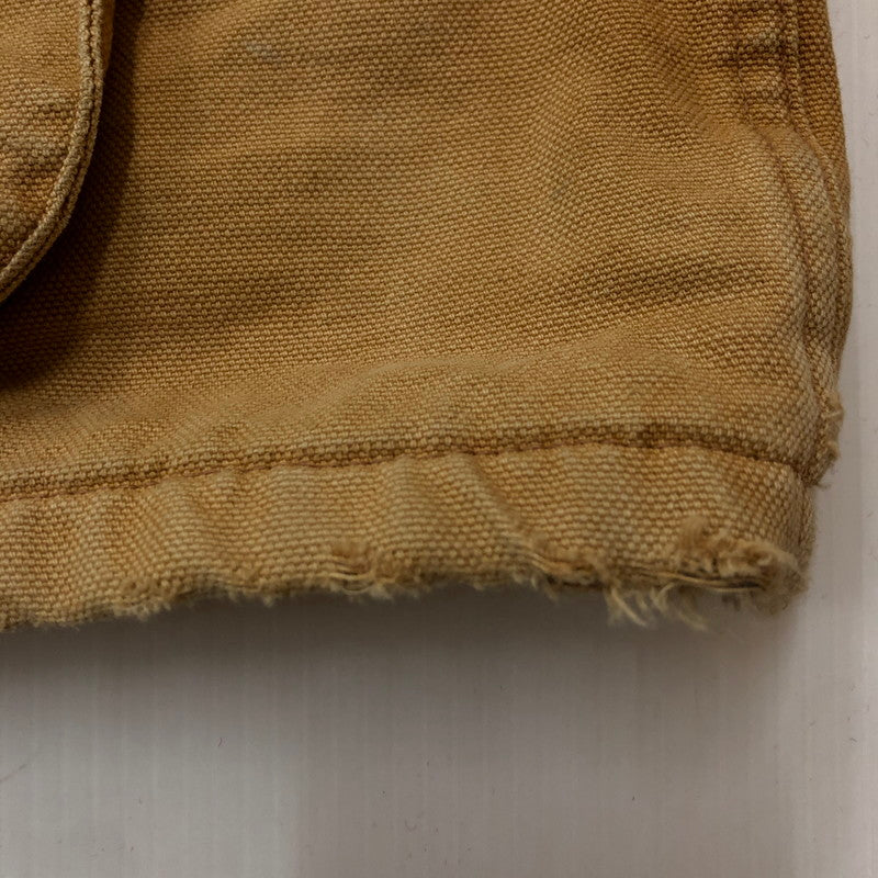 【現状渡し品】【メンズ】 CARTERS カーターズ 70~80's DUCK COVERALL JACKET VINTAGE 70~80年代 ダック カバーオール ジャケット ライトアウター ヴィンテージ USA製 145-251204-yy-13-tei サイズ：42 カラー：キャメル 万代Net店