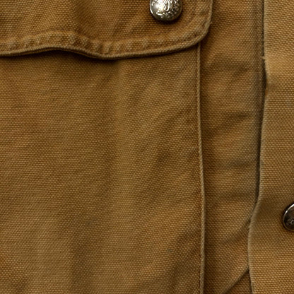 【現状渡し品】【メンズ】 CARTERS カーターズ 70~80's DUCK COVERALL JACKET VINTAGE 70~80年代 ダック カバーオール ジャケット ライトアウター ヴィンテージ USA製 145-251204-yy-13-tei サイズ：42 カラー：キャメル 万代Net店