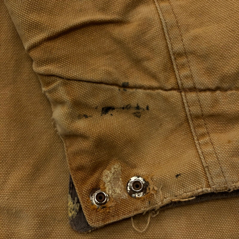 【現状渡し品】【メンズ】 CARTERS カーターズ 70~80's DUCK COVERALL JACKET VINTAGE 70~80年代 ダック カバーオール ジャケット ライトアウター ヴィンテージ USA製 145-251204-yy-13-tei サイズ：42 カラー：キャメル 万代Net店