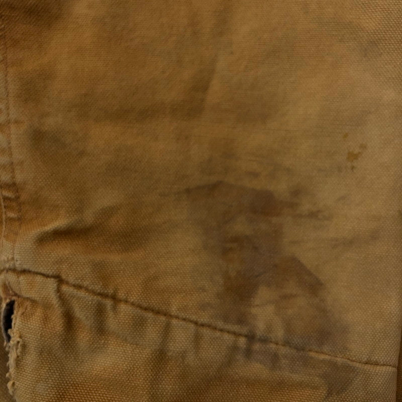 【現状渡し品】【メンズ】 CARTERS カーターズ 70~80's DUCK COVERALL JACKET VINTAGE 70~80年代 ダック カバーオール ジャケット ライトアウター ヴィンテージ USA製 145-251204-yy-13-tei サイズ：42 カラー：キャメル 万代Net店