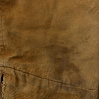 【現状渡し品】【メンズ】 CARTERS カーターズ 70~80's DUCK COVERALL JACKET VINTAGE 70~80年代 ダック カバーオール ジャケット ライトアウター ヴィンテージ USA製 145-251204-yy-13-tei サイズ：42 カラー：キャメル 万代Net店