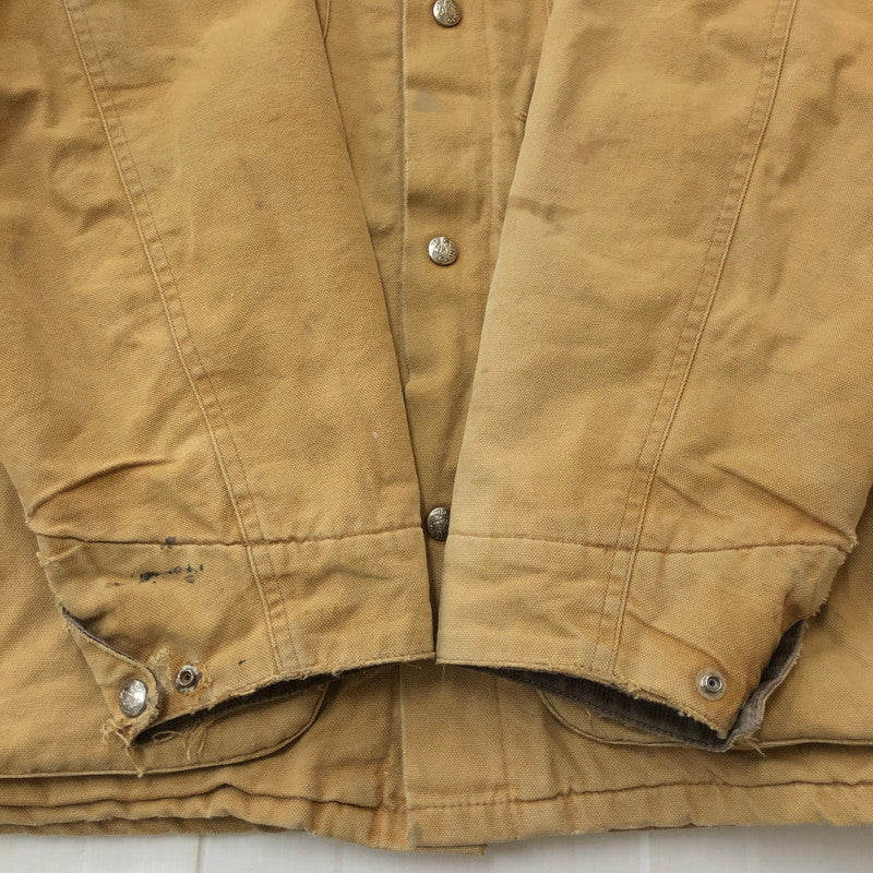 【現状渡し品】【メンズ】 CARTERS カーターズ 70~80's DUCK COVERALL JACKET VINTAGE 70~80年代 ダック カバーオール ジャケット ライトアウター ヴィンテージ USA製 145-251204-yy-13-tei サイズ：42 カラー：キャメル 万代Net店