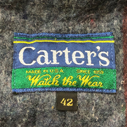 【現状渡し品】【メンズ】 CARTERS カーターズ 70~80's DUCK COVERALL JACKET VINTAGE 70~80年代 ダック カバーオール ジャケット ライトアウター ヴィンテージ USA製 145-251204-yy-13-tei サイズ：42 カラー：キャメル 万代Net店