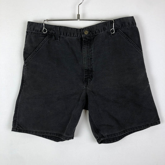 【現状渡し品】【メンズ】 Carhartt カーハート DUCK SHORT PANTS ダック ショートパンツ ボトムス ショーツ ハーフパンツ USA製 156-251205-ks-25-fuz サイズ：38 カラー：ブラック 万代Net店