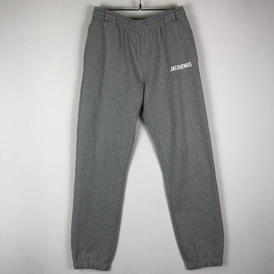 【中古品】【メンズ】 JACQUEMUS ジャックムス LOGO SWEAT PANTS ロゴ スウェットパンツ ボトムス 152-251205-ks-24-tei サイズ：S カラー：グレー 万代Net店