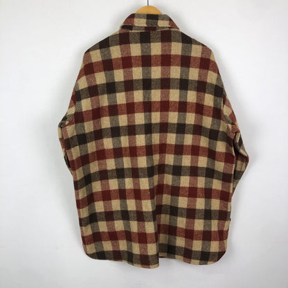 【中古品】【メンズ】 WOOLRICH ウールリッチ 70’s L/S WOOL SHIRT VINTAGE 70年代 ロングスリーブ ウール シャツ 長袖 トップス 白タグ ヴィンテージ 144-251205-ks-11-tei サイズ：XL カラー：マルチカラー 万代Net店