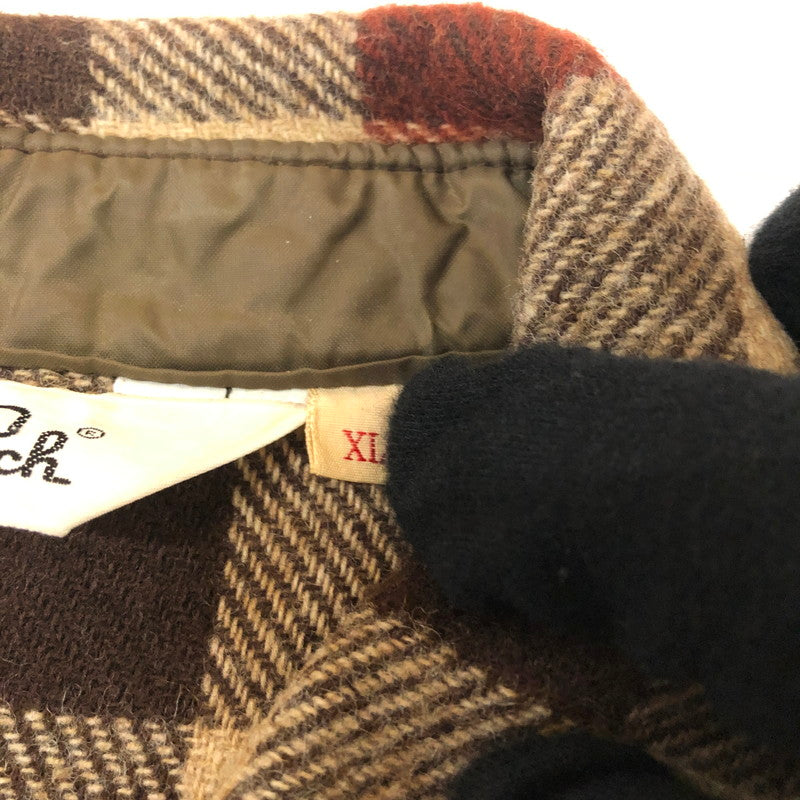 【中古品】【メンズ】 WOOLRICH ウールリッチ 70’s L/S WOOL SHIRT VINTAGE 70年代 ロングスリーブ ウール シャツ 長袖 トップス 白タグ ヴィンテージ 144-251205-ks-11-tei サイズ：XL カラー：マルチカラー 万代Net店