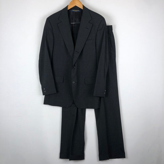 【中古品】【メンズ】 Brooks Brothers ブルックスブラザーズ 346 STRETCH SUITS SETUP 346 ストレッチ スーツ セットアップ ライトアウター USA製 145-251205-ks-16-tei サイズ：表記サイズ無し カラー：グレー 万代Net店