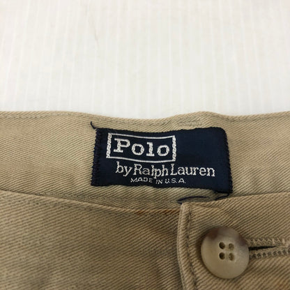 【現状渡し品】【メンズ】 POLO RALPH LAUREN ポロ・ラルフローレン 90's CHINO PANTS 90年代 チノパン ボトムス USA製 158-251205-ks-27-tei サイズ：35×32 カラー：ベージュ 万代Net店