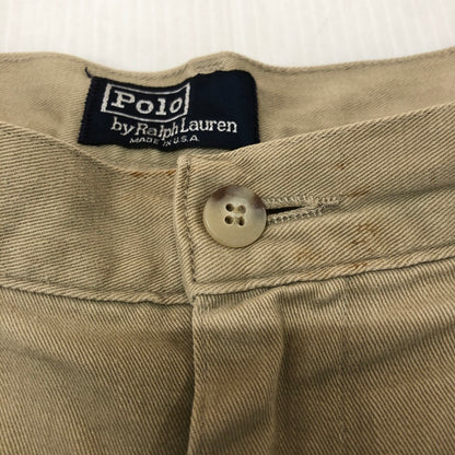 【現状渡し品】【メンズ】 POLO RALPH LAUREN ポロ・ラルフローレン 90's CHINO PANTS 90年代 チノパン ボトムス USA製 158-251205-ks-27-tei サイズ：35×32 カラー：ベージュ 万代Net店